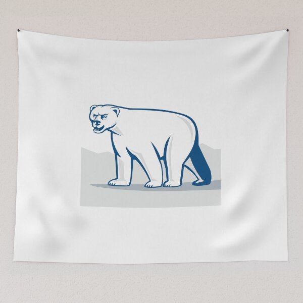 Aperçu de l'œuvre Polar Bear Isolated Cartoon créée et vendue par patrimonio.