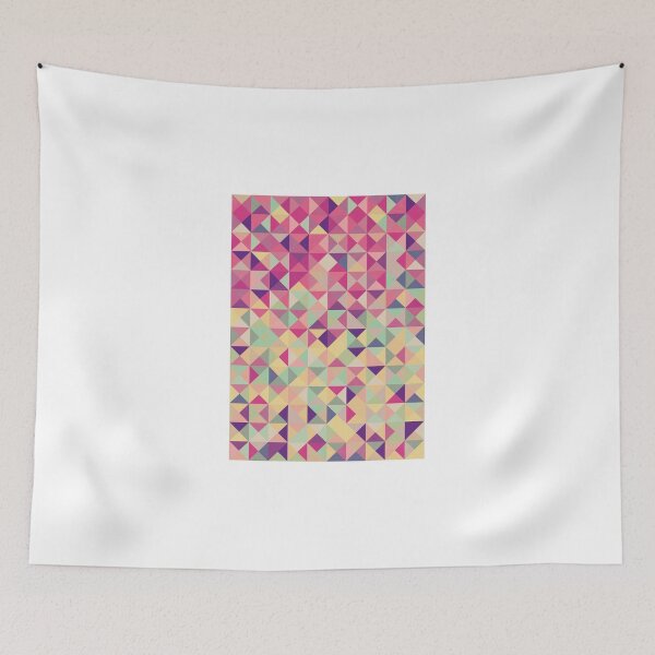 Item preview, Geometric Triangle Pattern (pink) - Hipster Style designed and sold by nektarinchen.