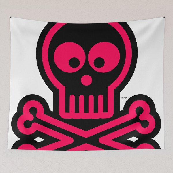 Item preview, Pink Skull and Crossbones designed and sold by jimcwood.
