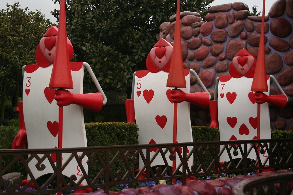 "The Queen of Hearts' Guards" by Martin Knott | Redbubble