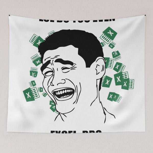 Item preview, LOL, DO YOU EVEN EXCEL BRO designed and sold by cynicown.