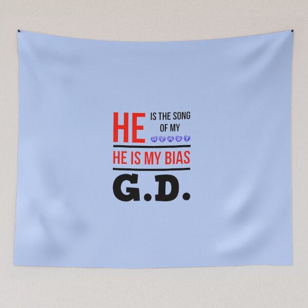 Item preview, HE IS MY BIAS LIGHT BLUE - G.D. designed and sold by Kpop Seoul Shop.