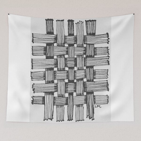 Item preview, Woven--Black and Gray designed and sold by Laura Maxwell.