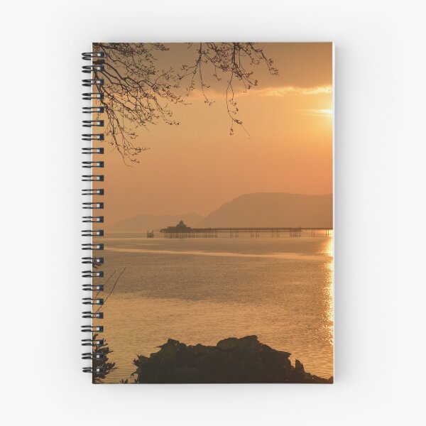 Item preview, Sunrise over the Menai Straits and Bangor Pier designed and sold by Tim Snow.