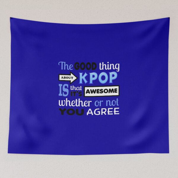 Item preview, GOOD THING ABOUT KPOP - BLUE designed and sold by Kpop Seoul Shop.