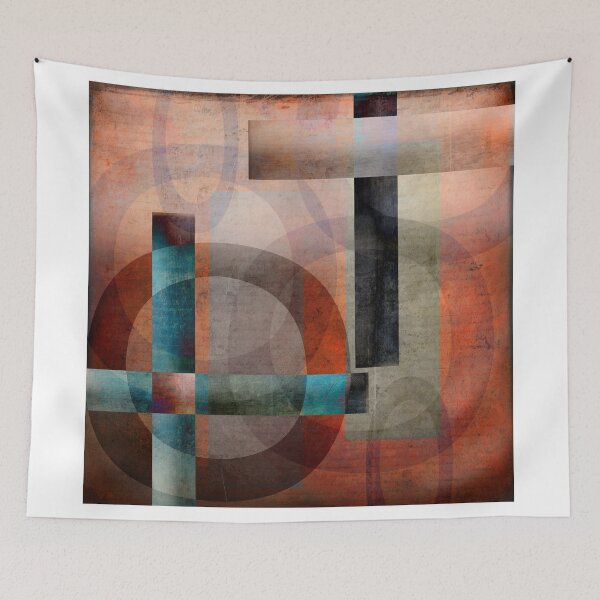 Item preview, Circles and Lines Abstract designed and sold by peanutroaster.
