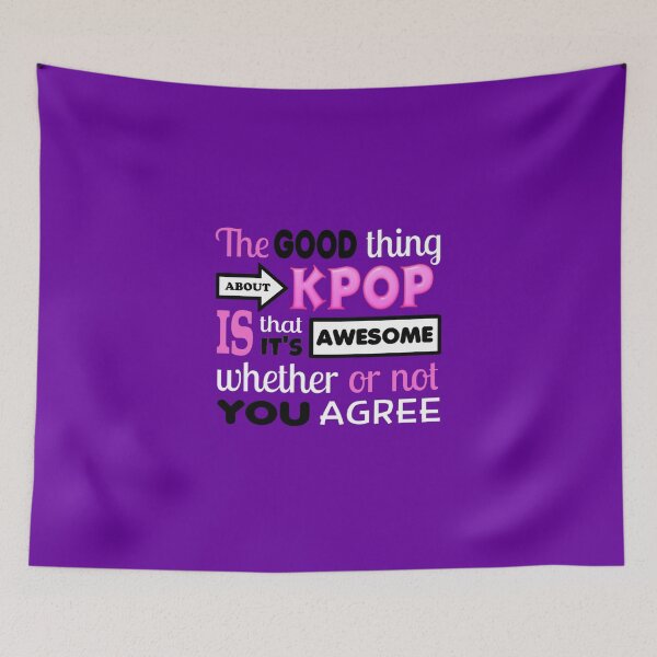 Item preview, GOOD THING ABOUT KPOP - PURPLE designed and sold by Kpop Seoul Shop.