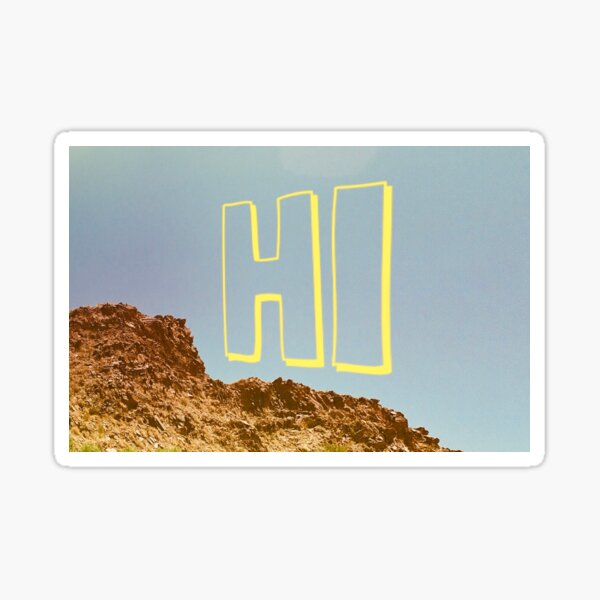 Hi Sticker
