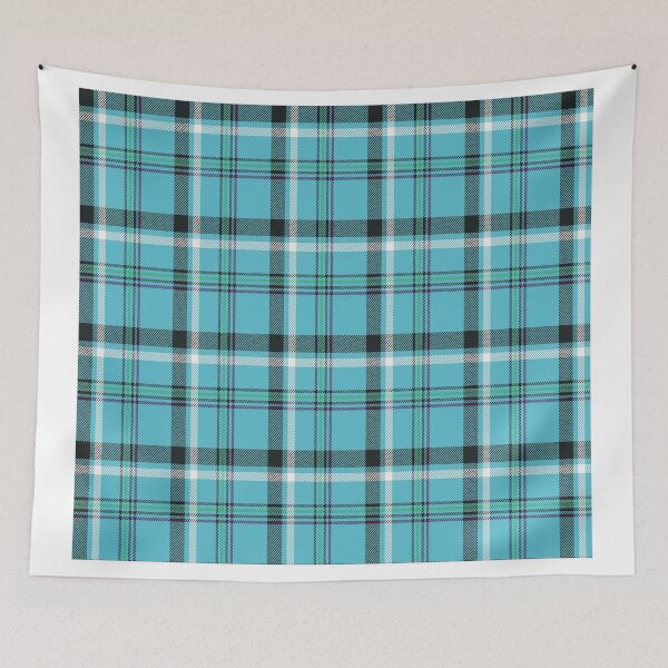 Item preview, Aqua Plaid Designer Series designed and sold by Delights.