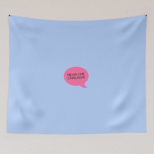 Item preview, NEGA CHE CHALAGA - BLUE designed and sold by Kpop Seoul Shop.