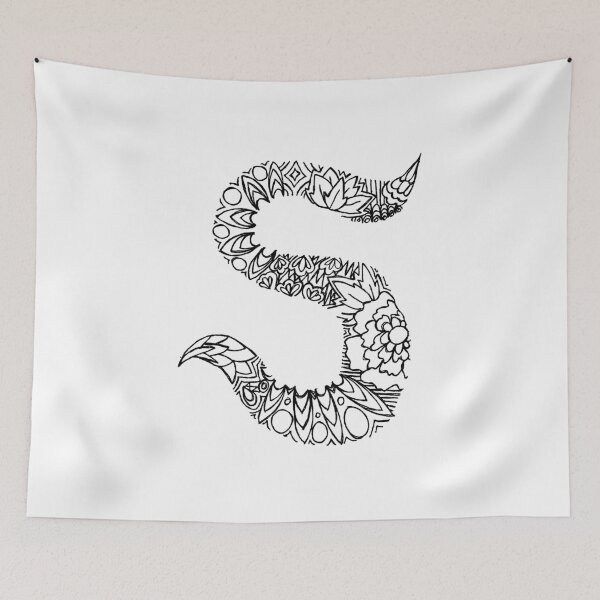 Item preview, Patterned Letter S designed and sold by Alyssa Zeldenrust.