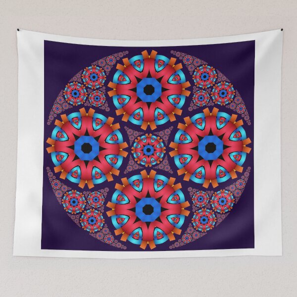 Item preview, Colourful circles mandala designed and sold by walstraasart.