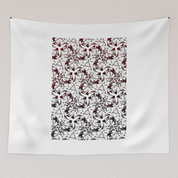 Aperçu de l'œuvre Red Gradation Rosette Spirit créée et vendue par SkyPouikPouik.