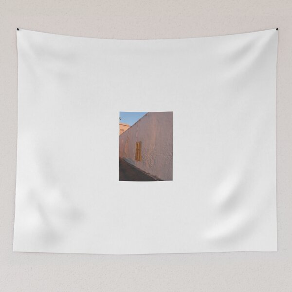 Item preview, PINK WALL WITH YELLOW SHUTTERED WINDOW designed and sold by kazaroodie.