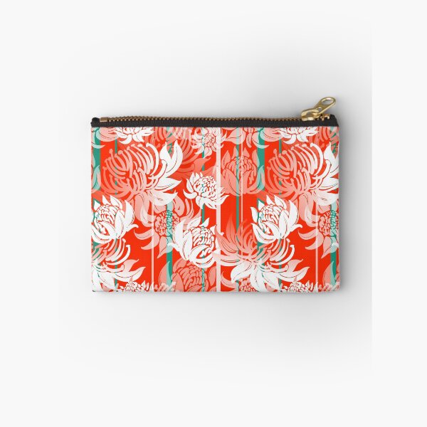 Item preview, Pattern with Telopea flowers on red background designed and sold by Irina Ivanova.