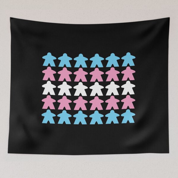 Item preview, Transgender Pride (Meeple  designed and sold by BasiliskOnline.