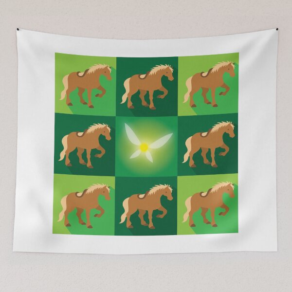 Item preview, Abstract Epona on a field of green designed and sold by jazzydevil.