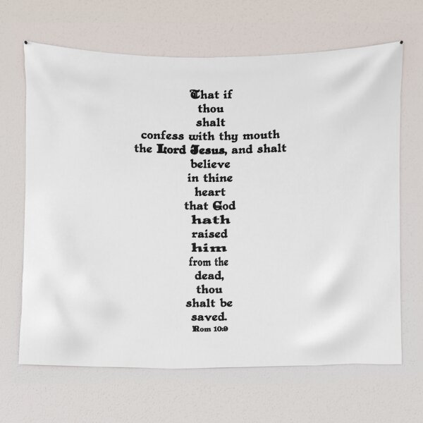 Item preview, ROMANS 10:9 cross designed and sold by Calgacus.