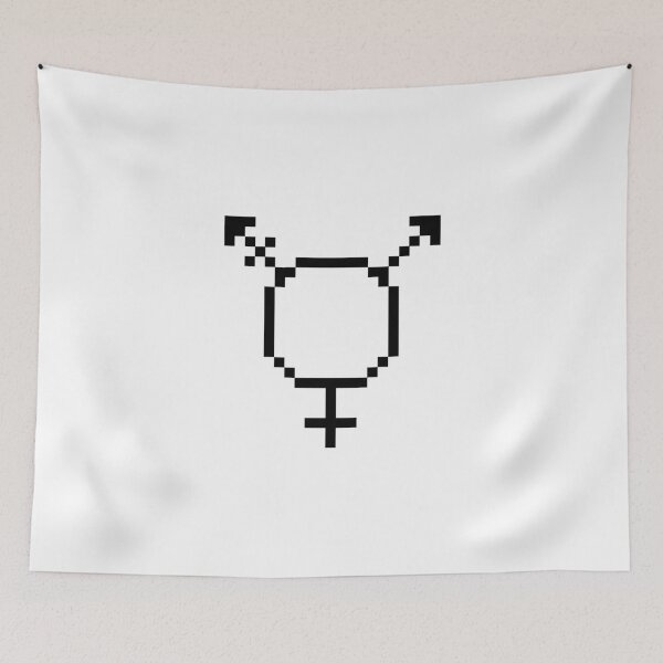 Item preview, 8 Bit Trans Symbol designed and sold by feministshirts.