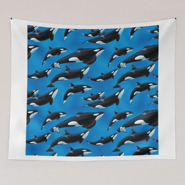 Item preview, Florida Orcas Pattern designed and sold by Art-by-Aelia.