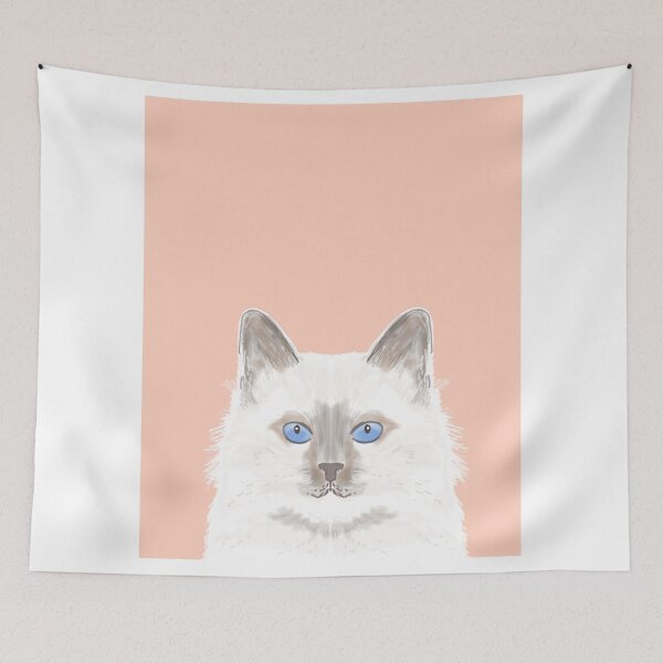 Item preview, Roxie - White Birman Cat, Cute Kitten, White Cat Blue Eyes, Cell Phone Case, Cat Lady Gift designed and sold by PetFriendly.