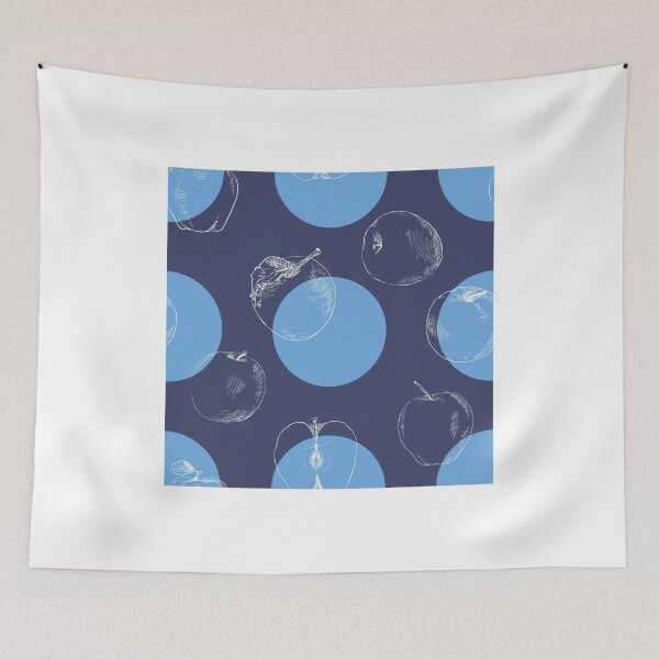 Item preview, seamless pattern made of scattered decorative apples designed and sold by Olga Berlet.