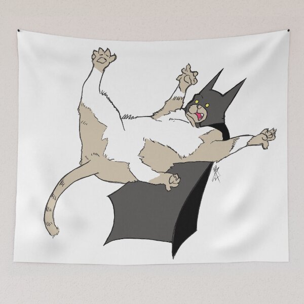 Item preview, Heroe Cats - Bat Cat designed and sold by Lee Lacy.