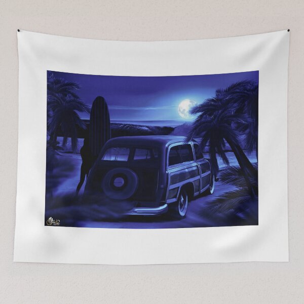 Item preview, Retro playa noche designed and sold by 4d2SurfyArte.
