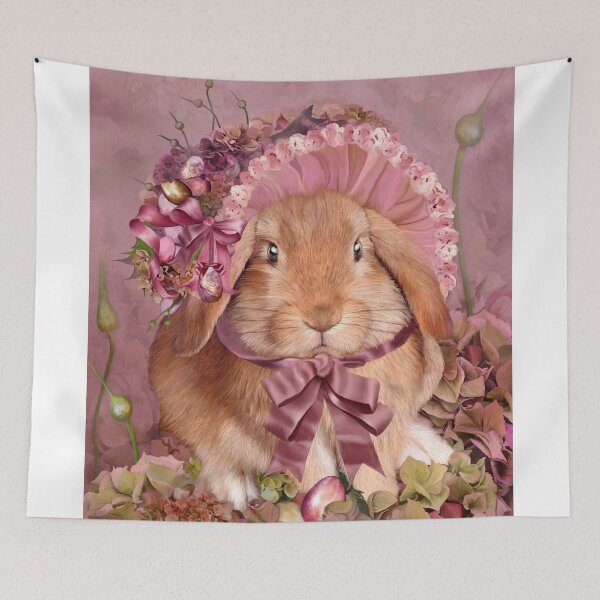 Item preview, Bunny In Easter Bonnet designed and sold by Carol  Cavalaris.