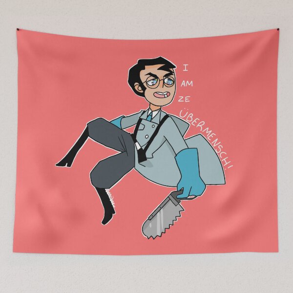 Item preview, Blu!Medic - I am the ÜBERMENSCH! designed and sold by aph-bagel.