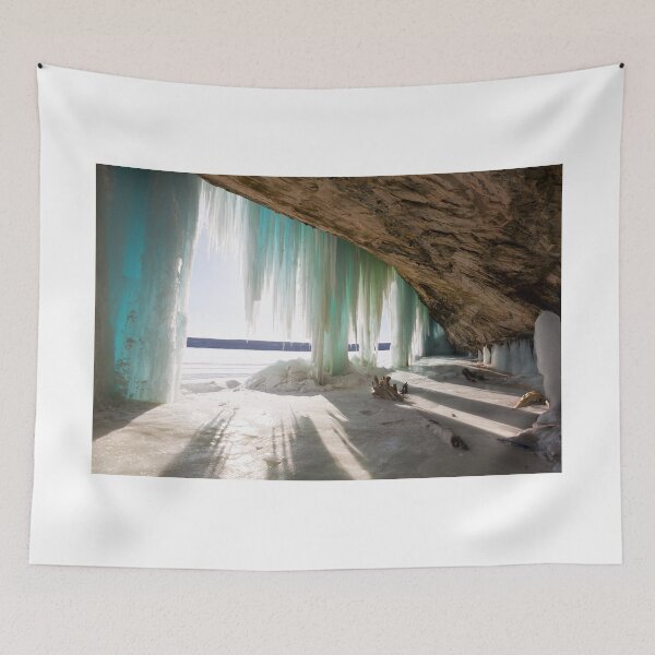 Item preview, An Inside View of Grand Island Ice Curtains near Munising, Michigan designed and sold by Craig Sterken.