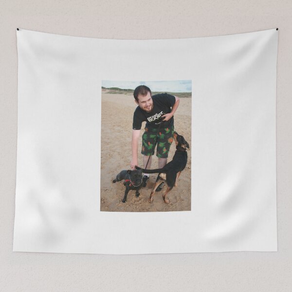 Item preview, 10. Chris with his English Staffy designed and sold by Cathie Brooker.
