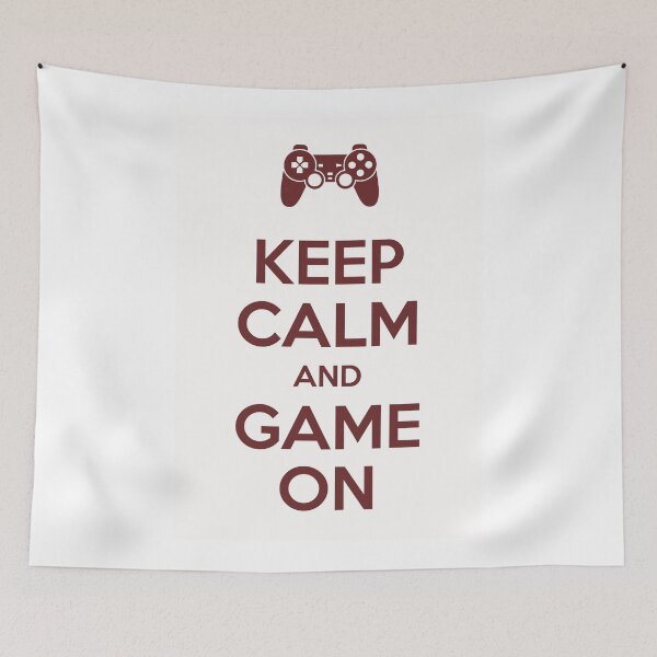 Item preview, Keep calm and game on designed and sold by Dis-An-Dat.
