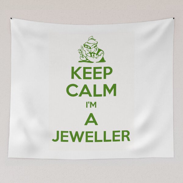 Item preview, Keep calm, I'm a jeweller.  designed and sold by Dis-An-Dat.