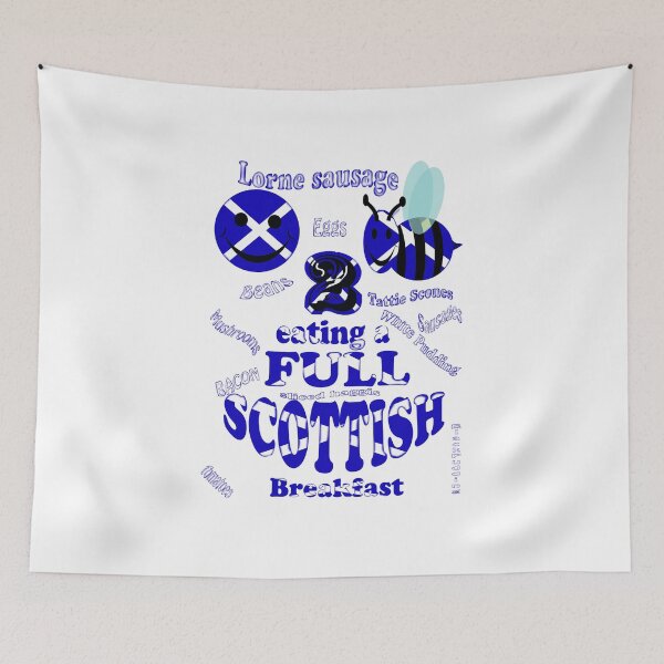 Item preview, happy 2 bee eating a full Scottish designed and sold by gruntpig.