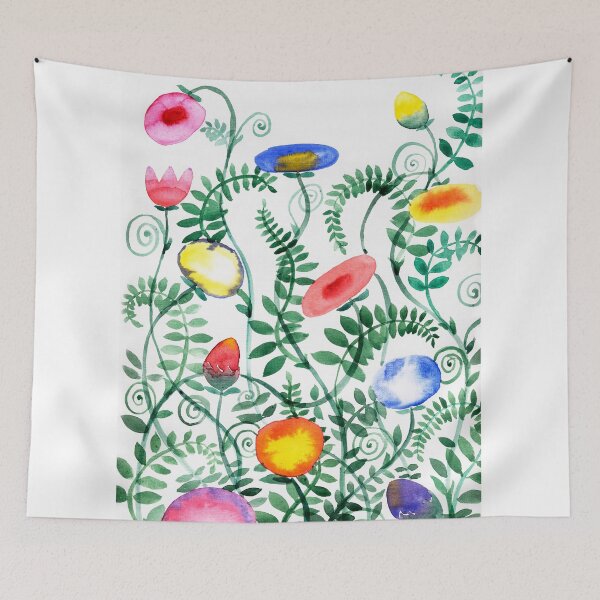 Item preview, beautiful illustration of Hand Painted flower Wild  designed and sold by Olga Berlet.