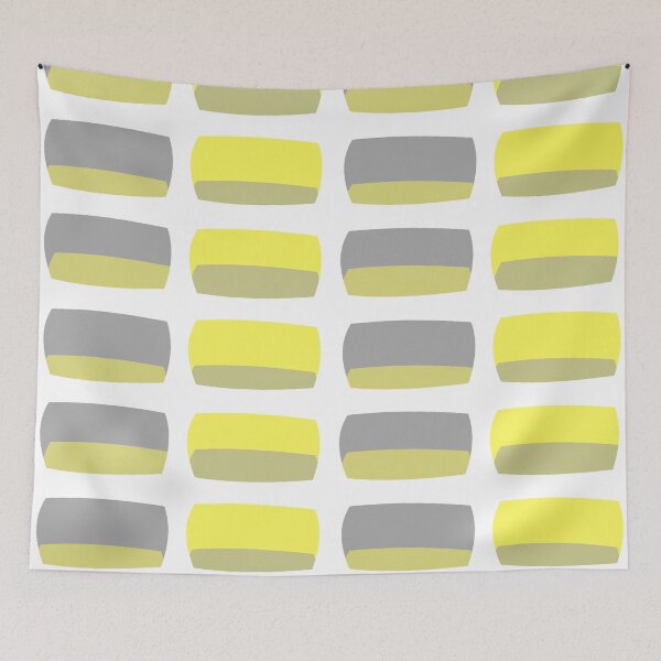 Item preview, Rectangles Grey and Yellow designed and sold by gailg1957.