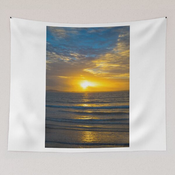 Item preview, yellow sunset rays from beal beach designed and sold by morrbyte.