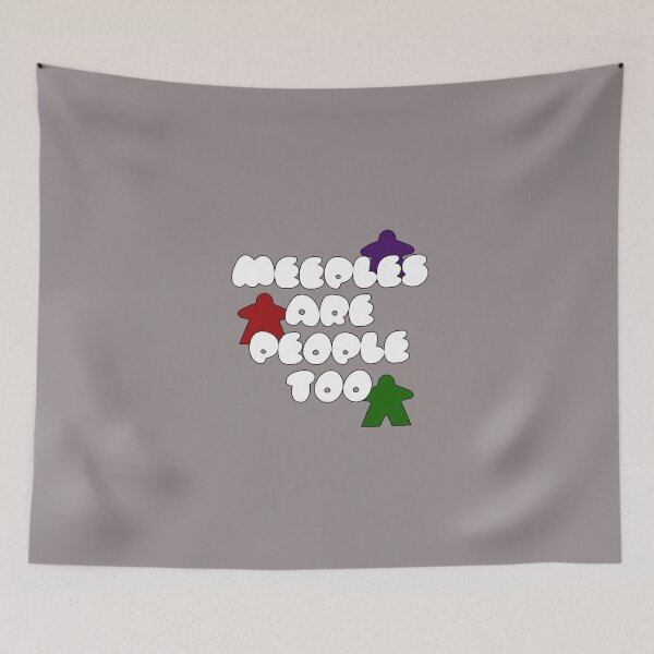Item preview, Meeples are people too! designed and sold by BasiliskOnline.