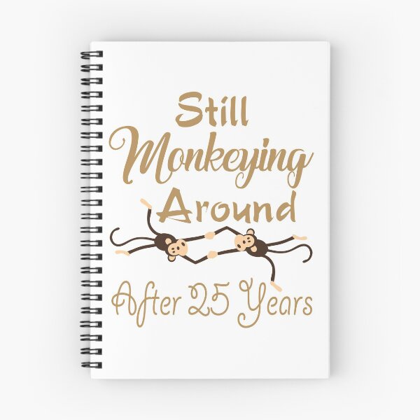 Item preview, 25th Anniversary product Still Monkeying Married Couple Gifts designed and sold by stuch75.