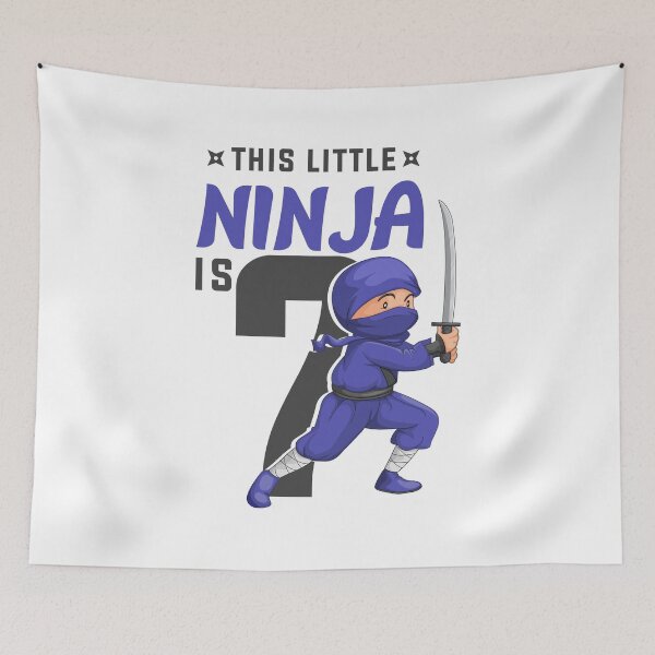 Item preview, Boys 7th Birthday Product  Ninja Gifts  This little is Seven Design designed and sold by stuch75.