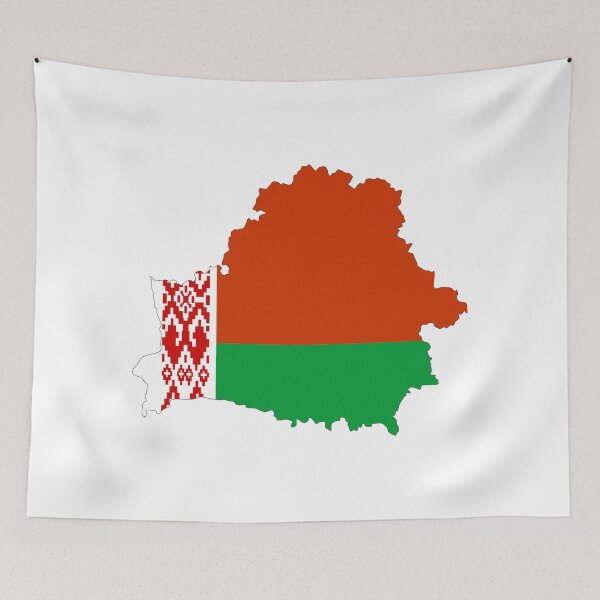 Item preview, belarus flag map designed and sold by tony4urban.