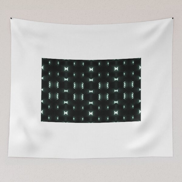 Item preview, Futuristic Dark Hexagonal Grid Pattern Design designed and sold by DFLC Prints.