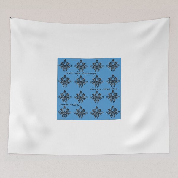Item preview, Blue Damask with Wishes designed and sold by Greenbaby.