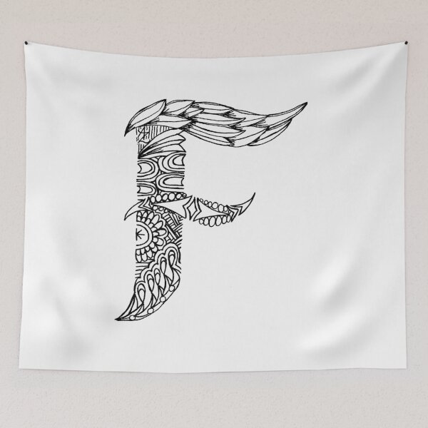 Item preview, Patterned Letter F designed and sold by Alyssa Zeldenrust.