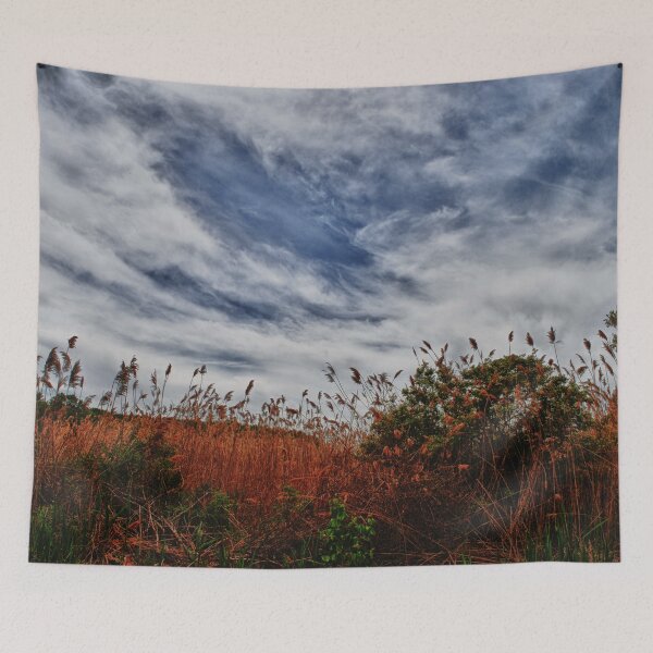 Item preview, Clouds Above a Grassy Field designed and sold by bloomingvine.