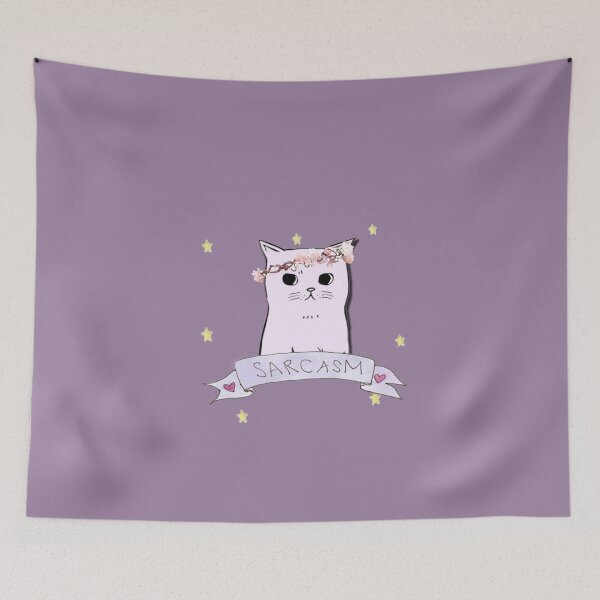 Item preview, Sarcasm Cat designed and sold by kandyshock.