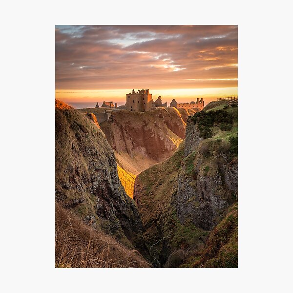 Item preview, Sunrise at Dunnottar Castle designed and sold by andymcdphoto.