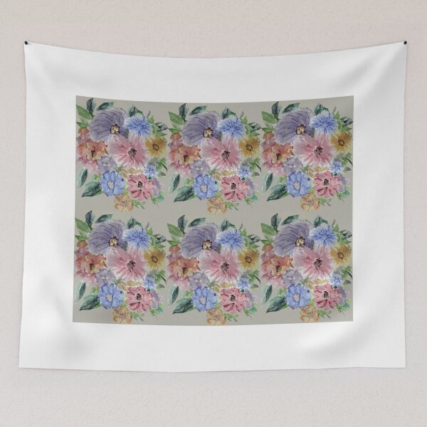 Item preview, Mountain flowers designed and sold by Thecla Mary Correya.