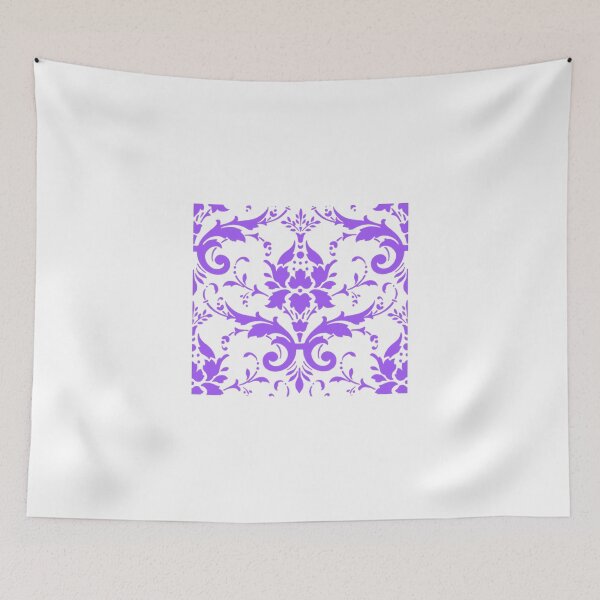 Item preview, Elegant Vintage Purple Damask Pattern designed and sold by shabzdesigns.
